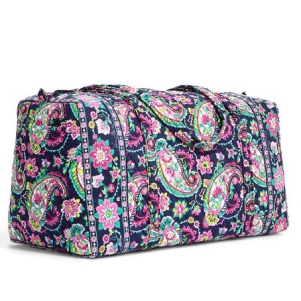 Large Vera Bradley Duffle Petal Paisley